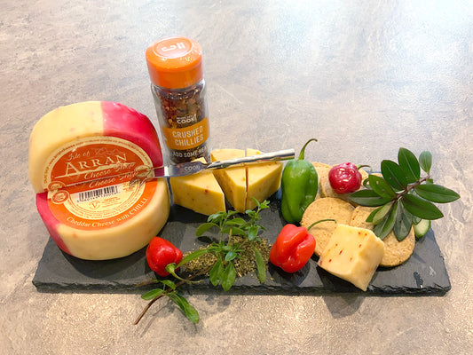 Isle of Arran Chilli Round Cheddar Truckle Customer Favourite