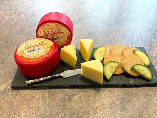 Isle of Arran Oak Smoked Round Cheddar Truckle TOP PICK