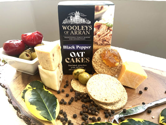 Isle of Arran Black Pepper Flavoured Oatcakes (Large)