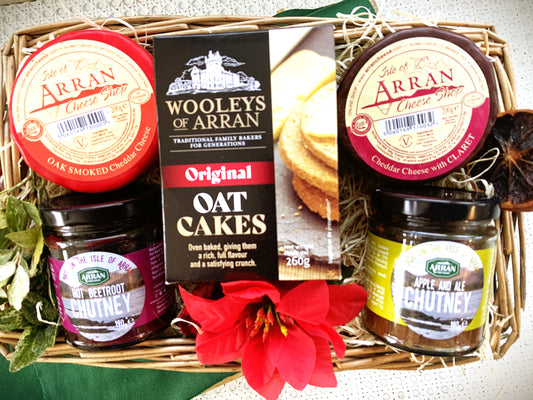 Isle of Arran Cheese, Chutney and Oatcake Hamper