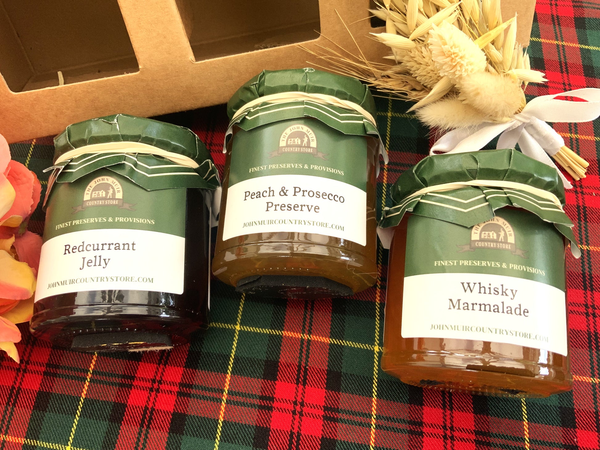 TRIO OF CHRISTMAS PARTY JARS