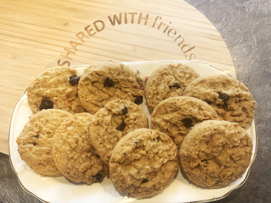 Dark Chocolate & Ginger Oatie Biscuits