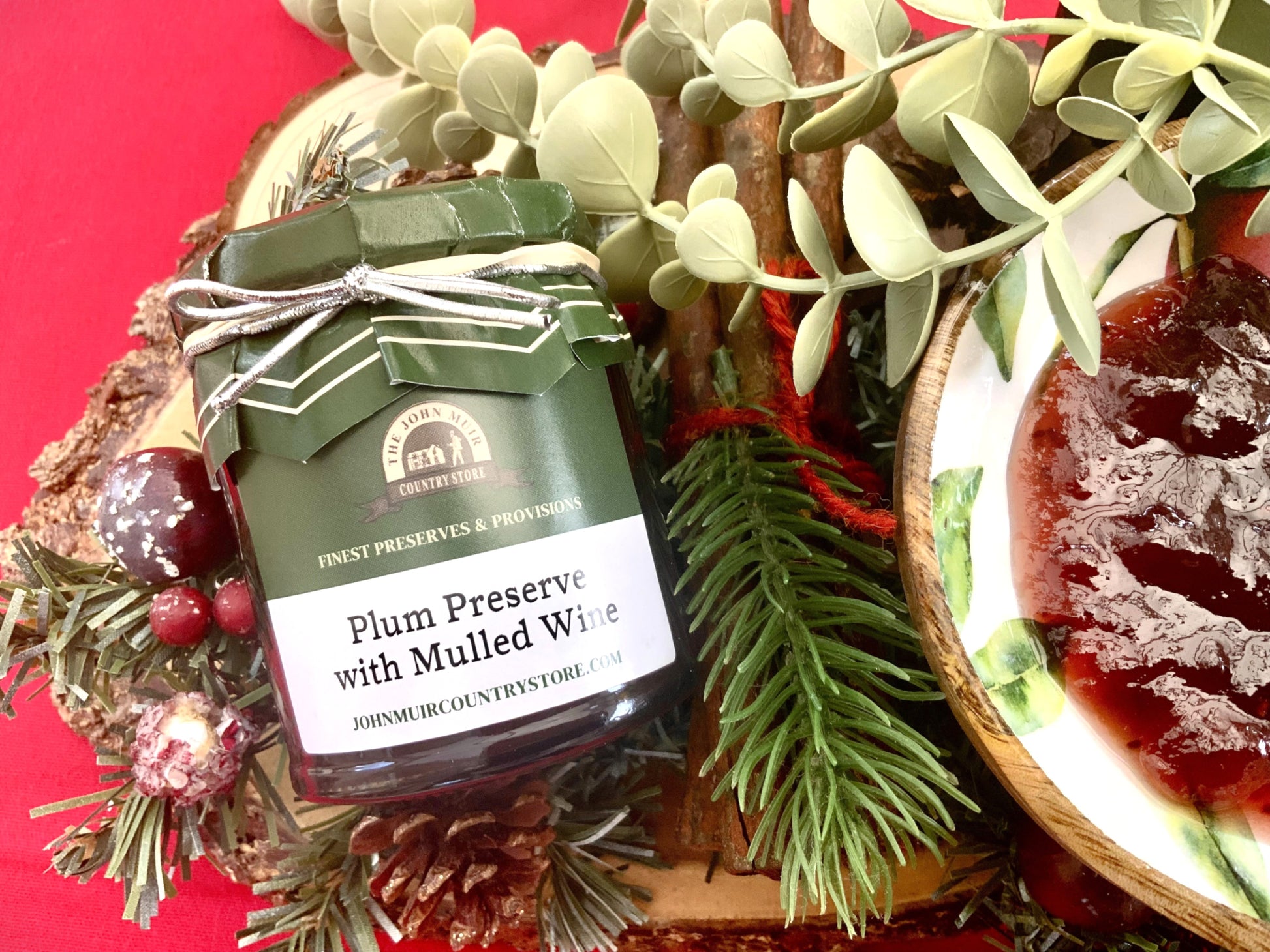 PLUM PRESERVE WITH MULLED WINE