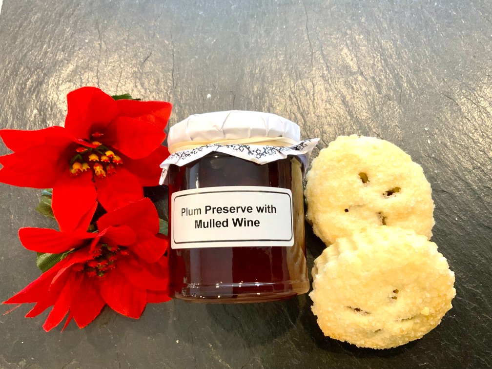Plum Preserve with Mulled Wine