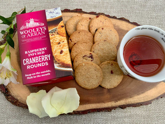 Isle of Arran Wooley’s Raspberry infused Cranberry Round Biscuits