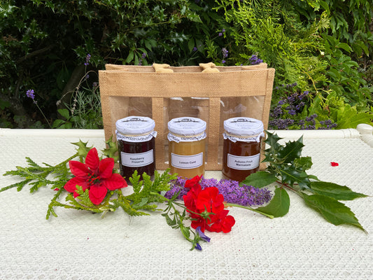 Triple Jute Gift Bag