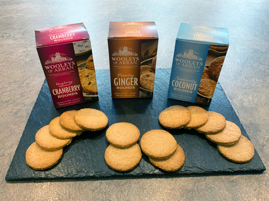 Isle of Arran Wooley’s Punchy GINGER Rounds Biscuits